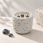 Citrine Crystal Candle