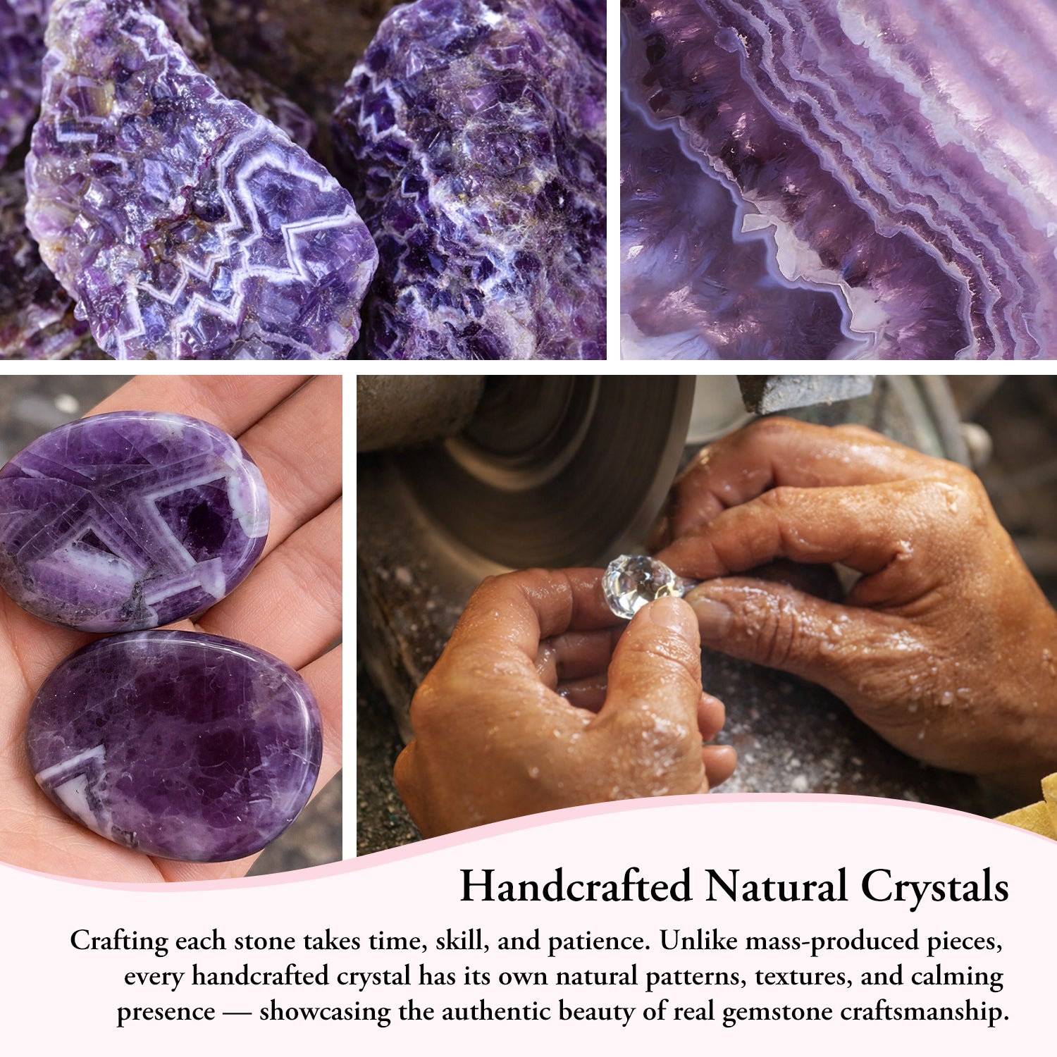 Trust the Process Pocket Crystal Stone