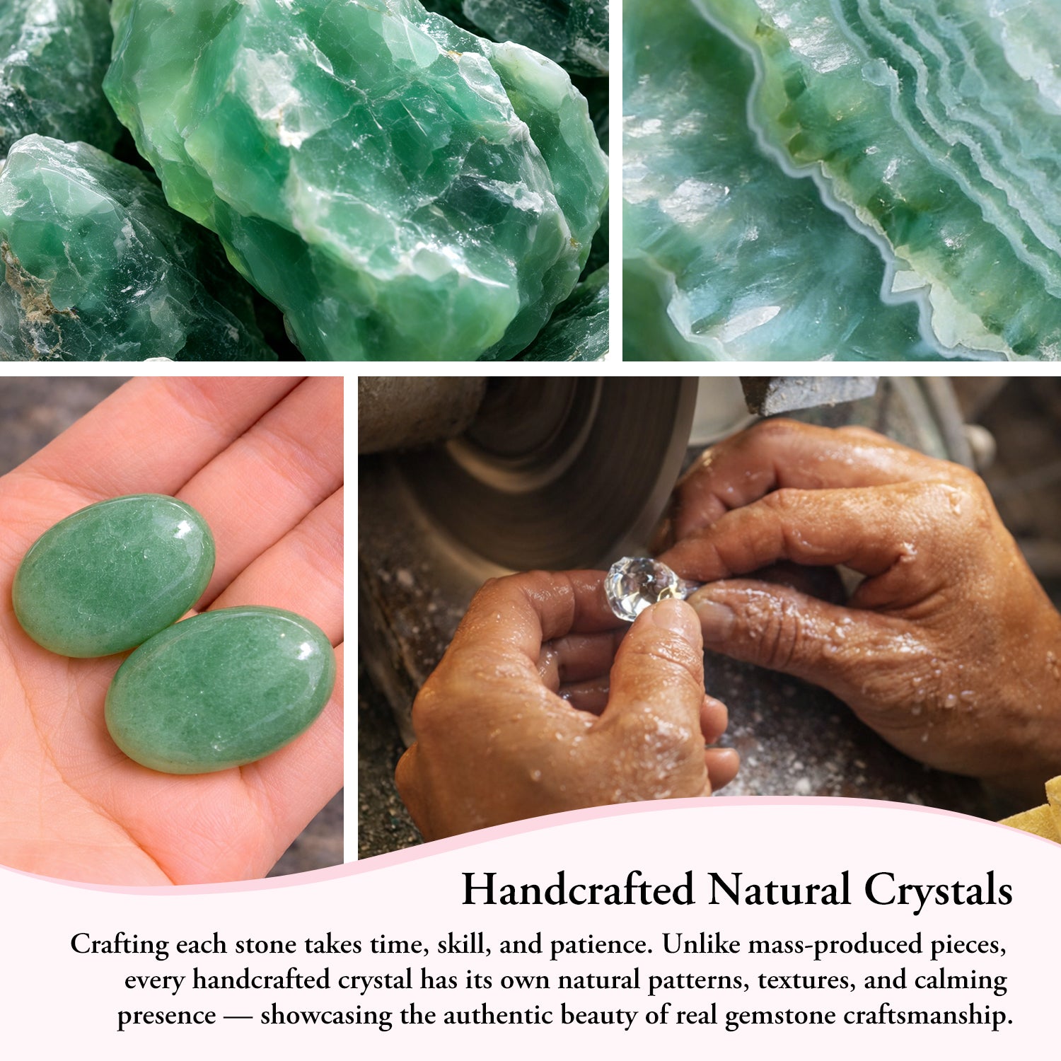 Quiet Strength Pocket Crystal Stone