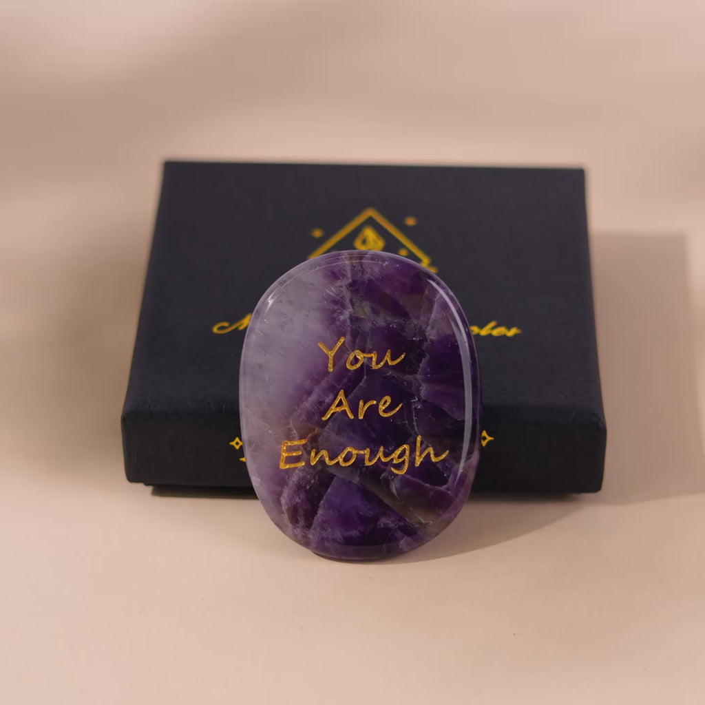 You are Enough Pocket Crystal Stone
